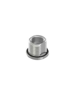 Installation components • Socket housing • Socket • Back panel mounting • M12x1 • 6 mm • for M12x1,   L-coded • Brass • Accessories • Female connector axial