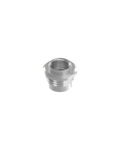 Installation components • Socket housing • Socket • Front panel mounting • M12x1 • 13 mm • for M12x1,   L-coded • Brass • Accessories • Female connector axial