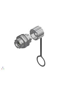 IP67 RJ45 • Inline-Coupler mit Schutzkappe • Buchse • RJ45 Cat. 6A