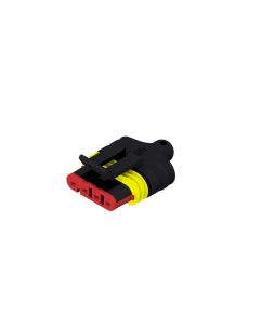 Socket • 4- pos. • Superseal • without protection circuit
