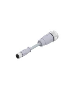 Female connector axial • Double ended • 7/8 • 5- pos. • 3 m • 2xAWG22 + 2xAWG24 • PVC shielded • Unshielded