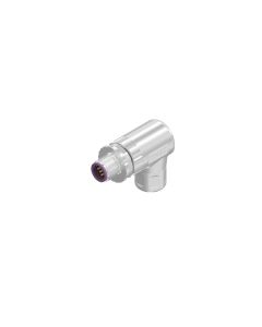 Male connector angled • M12x1 • Screw Termination • 5- pos. • Shielded • Zinc die cast • B-coded • max. 1,5 mm²