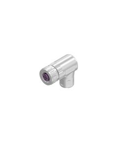 Female connector angled • M12x1 • Screw Termination • 5- pos. • Shielded • Zinc die cast • B-coded • max. 1,5 mm²