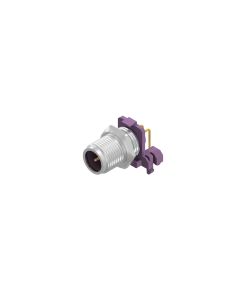 Flansch • Stecker axial • Frontmontage • M12x1 • 4-pol. • B-codiert • Lötpin gewinkelt • Geschirmt  M16x1,5 • Geschirmt