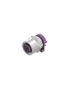 Flansch • Kupplung axial • Frontmontage • M12x1 • 4-pol. • 5,5 mm • B-codiert • Lötpin • Geschirmt  M16x1,5 • Geschirmt