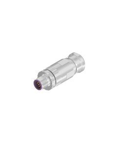 Male connector axial • M12x1 • 5- pos. • Shielded • B-coded • max. 1,5 mm²