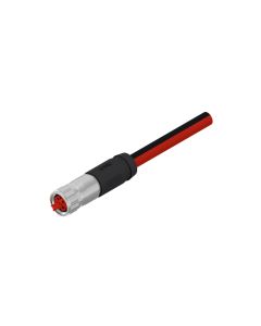 Kupplung axial • P-codiert • Anschlussleitung • M8x1 • 4-pol. • 2 m • AWG22 • PUR/PVC • Geschirmt