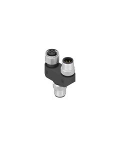 M12x1 • 1x Female connector M12x1 + 1x Male connector M12x1 • 5- pos.