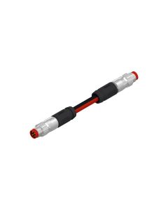 Stecker axial • P-codiert • Verbindungsleitung • M8x1 • 4-pol. • 1 m • AWG22 • PUR/PVC • Geschirmt