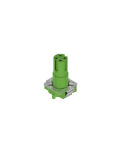 Einbaukomponenten • Isolierkörper • M8x1 • 4-pol. • D-codiert • SMT • Geschirmt • Kupplung axial