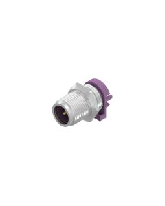 Flansch • Stecker axial • Frontmontage • M12x1 • 4-pol. • 5,5 mm • B-codiert • Lötpin • Geschirmt  M16x1,5 • Geschirmt