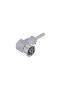 Female connector angled • single ended • 7/8 • 4-pos.+PE • 2 m • 0,75 mm² • PVC • Unshielded