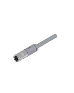 Kupplung axial • A-codiert • Anschlussleitung • M8x1 • 4-pol. • 2 m • 0,25 mm² • PVC geschirmt • Geschirmt