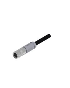 Kupplung axial • A-codiert • Anschlussleitung • M8x1 • 4-pol. • 2 m • 0,25 mm² • TPU halogenfrei geschirmt • Geschirmt