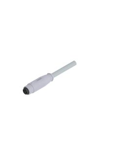 Female connector axial • A-coded • single ended • M8x1 • 3-pos. • 2 m • 0,25 mm² • PVC • Unshielded