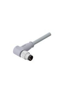 Stecker gewinkelt • A-codiert • Anschlussleitung • M8x1 • 3-pol. • 2 m • 0,25 mm² • PVC • Ungeschirmt