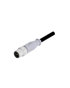 Stecker axial • A-codiert • Anschlussleitung • M12x1 • 5-pol. • 2 m • 0,25 mm² • TPU halogenfrei geschirmt • Geschirmt