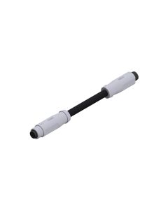 Kupplung axial • A-codiert • Verbindungsleitung • M8x1 • 3-pol. • 0,3 m • 0,5 mm² • TPU UL, halogenfrei • Ungeschirmt