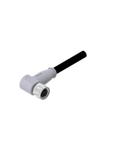 Kupplung gewinkelt • A-codiert • Anschlussleitung • M8x1 • 3-pol. • 2 m • 0,25 mm² • TPU halogenfrei hochflexibel • Ungeschirmt
