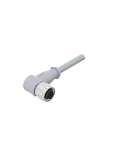 Kupplung gewinkelt • A-codiert • Anschlussleitung • M12x1 • 5-pol. • 2 m • 0,34 mm² • PVC • Ungeschirmt