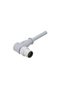 Stecker gewinkelt • A-codiert • Anschlussleitung • M12x1 • 5-pol. • 2 m • 0,34 mm² • PVC • Ungeschirmt