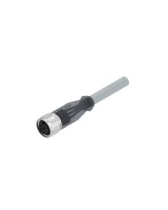 Kupplung axial • A-codiert • 2 LED • Anschlussleitung • M12x1 • 5-pol. • 2 m • 0,25 mm² • PVC • Ungeschirmt