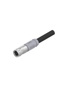 Kupplung axial • A-codiert • Anschlussleitung • M8x1 • 8-pol. • 2 m • 0,14 mm² • TPU halogenfrei geschirmt • Geschirmt