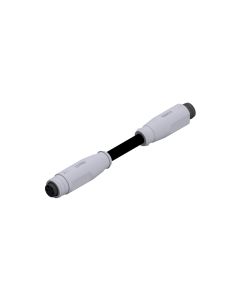 Female connector axial • A-coded • Double ended • M8x1 • 4- pos. • 0,3 m • 0,25 mm² • TPU halogeenfree high flexible • Unshielded