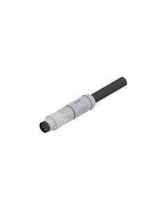 Stecker axial • A-codiert • Anschlussleitung • M8x1 • 8-pol. • 2 m • 0,14 mm² • TPU halogenfrei geschirmt • Geschirmt