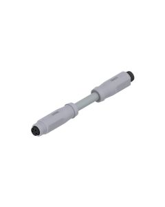 Kupplung axial • A-codiert • Verbindungsleitung • M8x1 • 4-pol. • 1,5 m • 0,34 mm² • PVC • Ungeschirmt