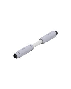 Kupplung axial • A-codiert • Verbindungsleitung • M8x1 • 3-pol. • 0,6 m • 0,5 mm² • PVC • Ungeschirmt