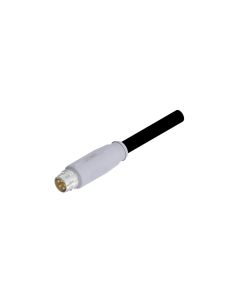 Stecker axial • B-codiert • Anschlussleitung • M8x1 • 5-pol. • 5 m • 0,25 mm² • TPU halogenfrei hochflexibel • Ungeschirmt
