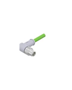 Male connector angled • X-coded • single ended • M12x1 • 8-pos. • 10 m • 8x AWG26 • PUR • Shielded