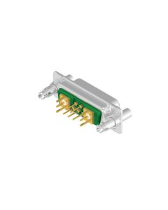 D-SUB Combination Standard • 7W2  [○ • ○] • Buchse • Lötpin gerade • 50 Ohm