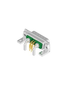 D-SUB Combination Standard • 7W2  [○ • ○] • Stift • Lötpin abgewinkelt 7,19 mm • 50 Ohm • Crimp / Crimp abgewinkelt