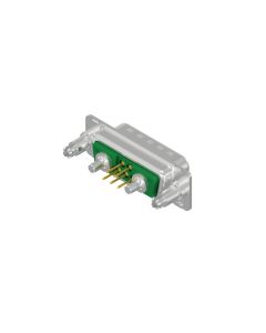D-SUB Combination Standard • 7W2  [○ • ○] • Plug • Solder pin straight • 50 Ohm • Crimp / crimp angled