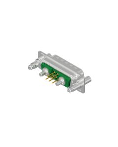 D-SUB Combination Standard • 7W2  [○ • ○] • Stift • Lötpin gerade • 50 Ohm • Crimp / Crimp abgewinkelt