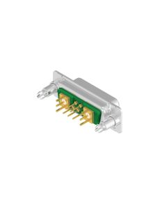 D-SUB Combination Standard • 7W2  [○ • ○] • Buchse • Lötpin gerade • 50 Ohm