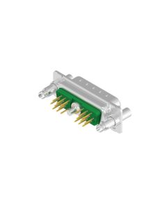 D-SUB Combination High Density • 19W1  [ • ○ • ] • Stift • Lötpin gerade • 50 Ohm • Crimp / Crimp abgewinkelt