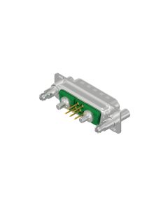D-SUB Combination Standard • 7W2  [○ • ○] • Stift • Lötpin gerade • 50 Ohm • Crimp / Crimp abgewinkelt
