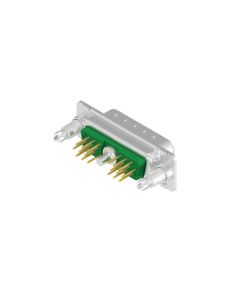 D-SUB Combination High Density • 19W1  [ • ○ • ] • Stift • Lötpin gerade • 50 Ohm • Crimp / Crimp abgewinkelt