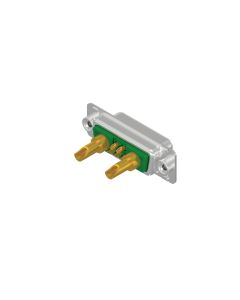 D-SUB Combination Standard • 7W2  [○ • ○] • Socket • Solder cup • 50 Ohm • Crimp / crimp angled