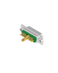 D-SUB Combination High Density • 19W1  [ • ○ • ] • Stift • Lötkelch • 50 Ohm • Crimp / Crimp abgewinkelt