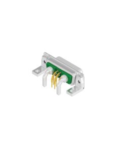 D-SUB Combination Standard • 7W2  [○ • ○] • Buchse • Lötpin abgewinkelt 7,19 mm • 50 Ohm • Crimp / Crimp abgewinkelt