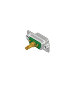 D-SUB Combination Standard • 5W1  [ • ○ • ] • Plug • Solder cup • 50 Ohm • Crimp / crimp angled