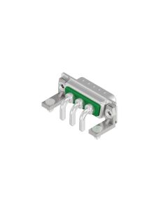 D-SUB Combination Standard • 3W3C  [○\○/○] • Plug • Panel mounted receptacle • 50 Ohm • Crimp / crimp angled