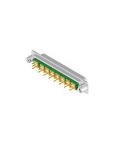 D-SUB Combination Standard • 8W8  [○○○○○○○○] • Buchse • Einbaustecker • 50 Ohm • Lötpin gerade