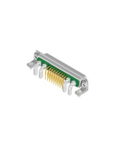 D-SUB Combination Standard • 21WA4  [○○ • ○○] • Socket • Solder pin angled .318"