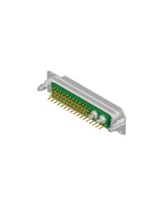 D-SUB Combination Standard • 43W2  [○○ • ] • Socket • Solder pin straight • 50 Ohm • Crimp / crimp angled