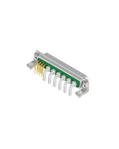 D-SUB Combination Standard • 13W6  [ • ○○○○○○] • Stift • Lötpin abgewinkelt 7,19 mm • 50 Ohm • Crimp / Crimp abgewinkelt